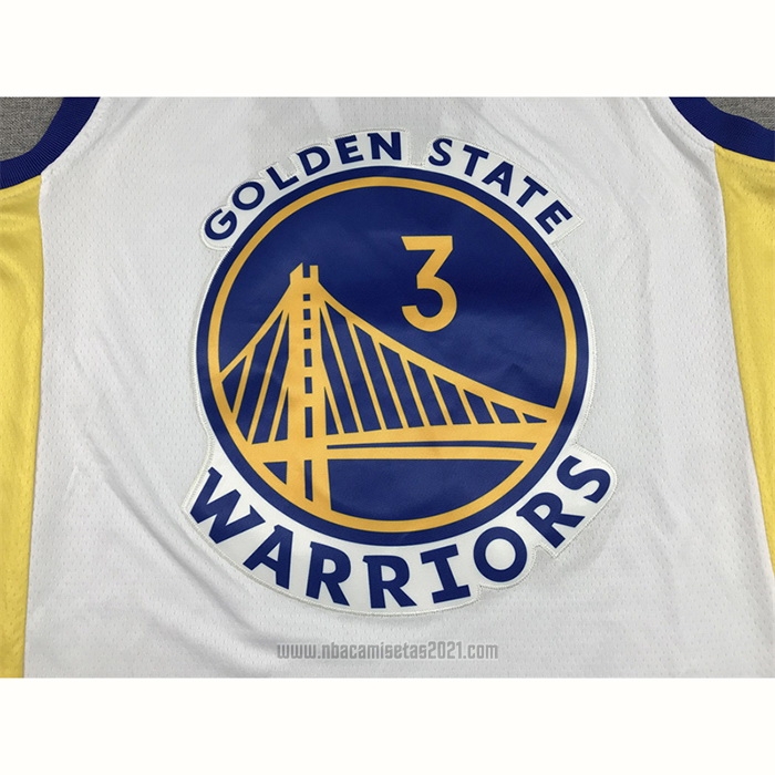 Camiseta Golden State Warriors Jordan Poole #3 Association 2022-23 Blanco